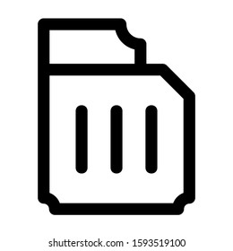 petrol icon isolated sign symbol vector illustration - high quality black style vector icons
