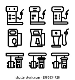 petrol icon isolated sign symbol vector illustration - Collection of high quality black style vector icons
