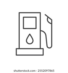 Petrol icon. line style vector icon.