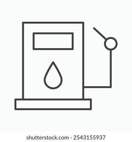Petrol icon set. vector illustration.