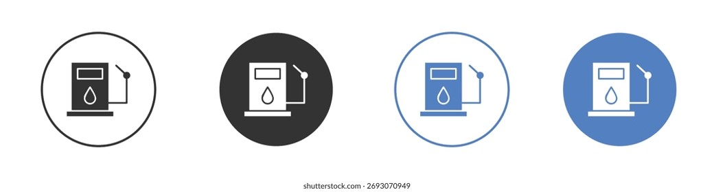 vetor de ícone de petrol. Design de ilustração do modelo de logotipo