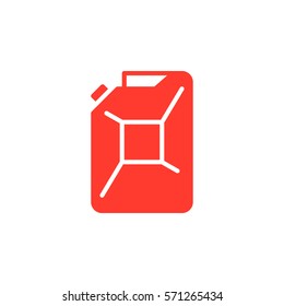 Petrol jerrycan icon vector, filled flat sign, solid colorful pictogram isolated on white. Symbol, logo illustration