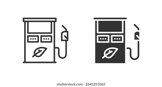 Petrol machine icon set representing fuel, energy, and gas station.