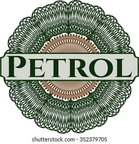 Petrol money style rosette