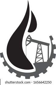 Petrol Oil logo vector icon