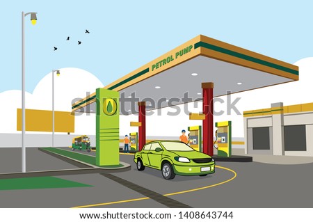 Petrol Pump for fuel the car and auto
