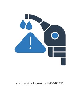 Petrol Pump Icon - Alert Warning Icon