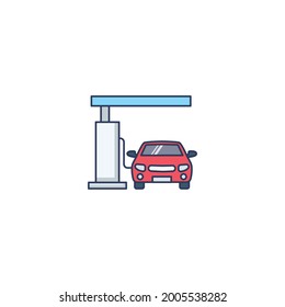 petrol pump Icon Isolated On White Background