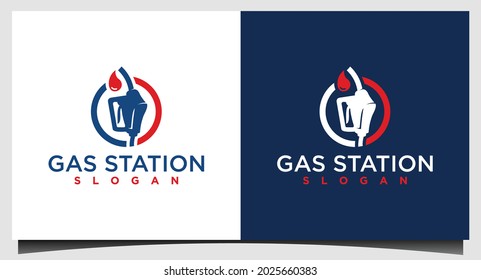 Petrol Pump Logo Design Template