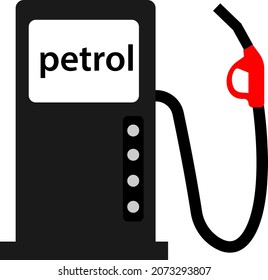 Bomba de gasolina simple ilustración de vector de clip-art.