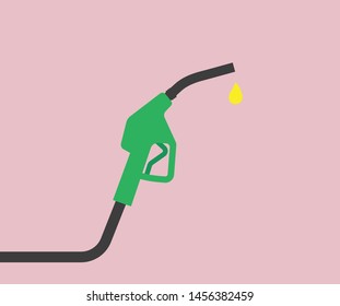 Petrol pump vector graphic template.