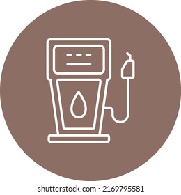 Petrol Pump vector icon. Can be used for printing, mobile and web applications.