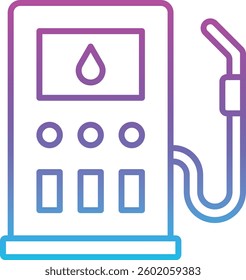 Petrol Pump vector icon. Can be used for printing, mobile and web applications.