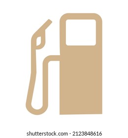 símbolo de signo de icono vectorial de la bomba de gasolina. ilustración gráfica aislada