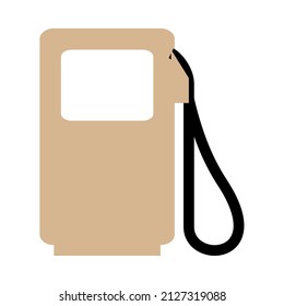 petrol pump vector icon sign symbol. isolated graphic illustration