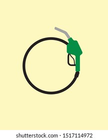 Petrol pump vector logo graphic design.