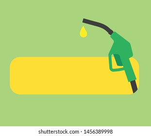 Petrol pump vector template design.