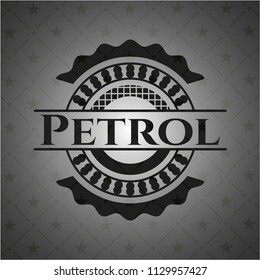 Petrol realistic dark emblem