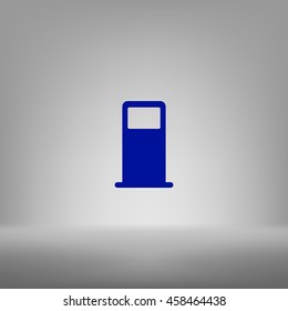 Petrol refueling station stock vector icon illustration