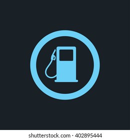 Petrol station flat icon