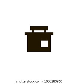 petrol station icon. sign design