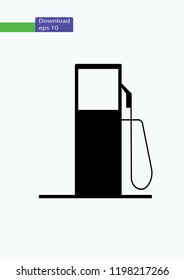 Petrol station icon, Vector