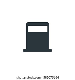 Petrol station icon vector