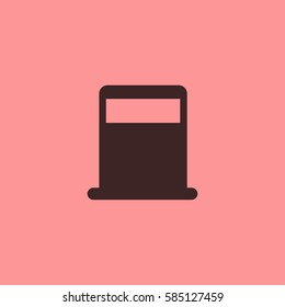 Petrol station icon vector