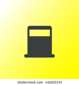Petrol station icon vector