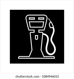 Petrol Station Icon Vector Art Illustration
