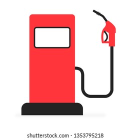 Petrol station icon vector illustration for petrol design and web isolate background. Petrol station vector banner.