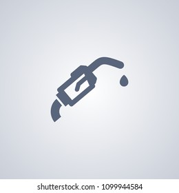 Petrol station, vector best flat icon on white background , EPS 10