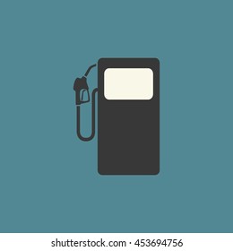 petrol station. Vector icon