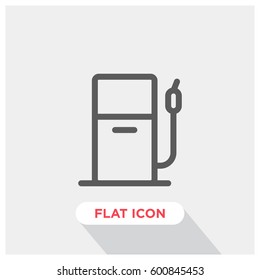 Petrol station vector icon