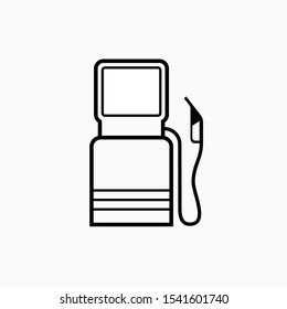 Petrol Station - Vector, Sign and Symbol for Design, Presentation, Website or Apps Elements.