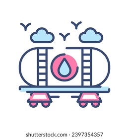 Petrol Tank icon in vector. Illustration