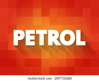 Petrol text quote, concept background