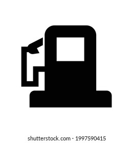 Icono de vector de gasolina, aislado en fondo blanco