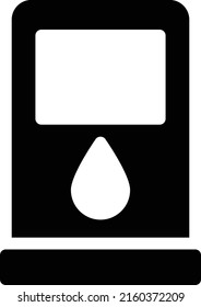 petrol Vector illustration on a transparent background. Premium quality symmbols. Glyphs vector icons for concept and graphic design.