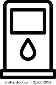 petrol Vector illustration on a transparent background. Premium quality symmbols. Thin line vector icons for concept and graphic design. 

