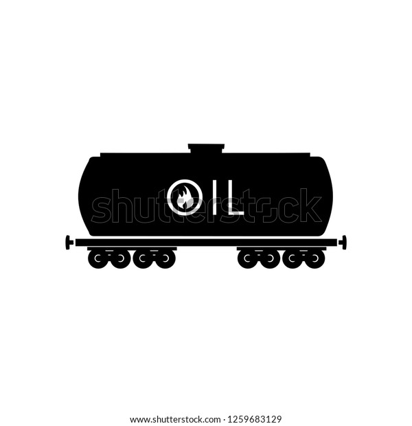 Petrol wagon icon. Simple\
illustration of petrol wagon icon for web design isolated on white\
background