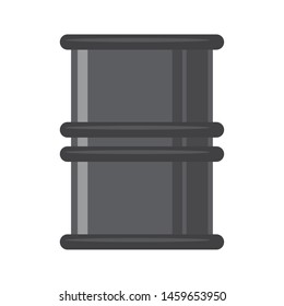Petroleum barrel symbol isolated cartoon vector illustration