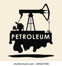 Petroleum concept with price icons design, vector illustration 10 eps graphic.
