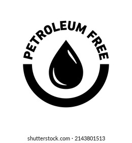 Petroleum free vector badge icon
