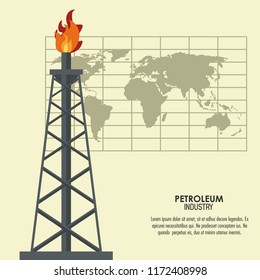 Petroleum industry concept