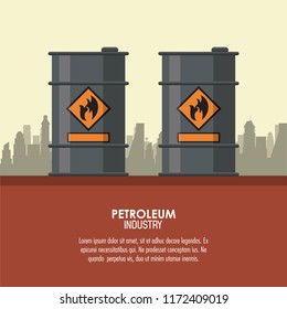 Petroleum industry concept
