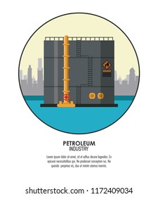 Petroleum industry concept