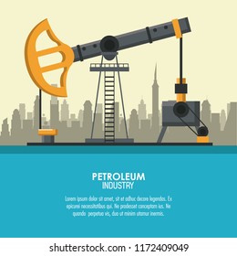 Petroleum industry concept