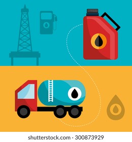 Petroleum industry design, vector illustration eps 10.