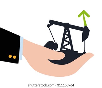 Petroleum industry design, vector illustration eps 10.